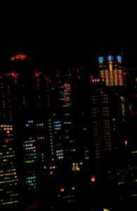 阪急オフィスタワー展望フロアー夜景