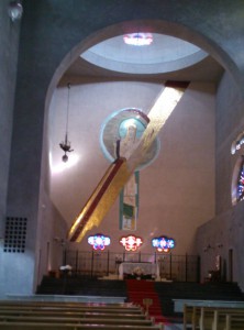 広島世界平和聖堂救済のイエスモザイク